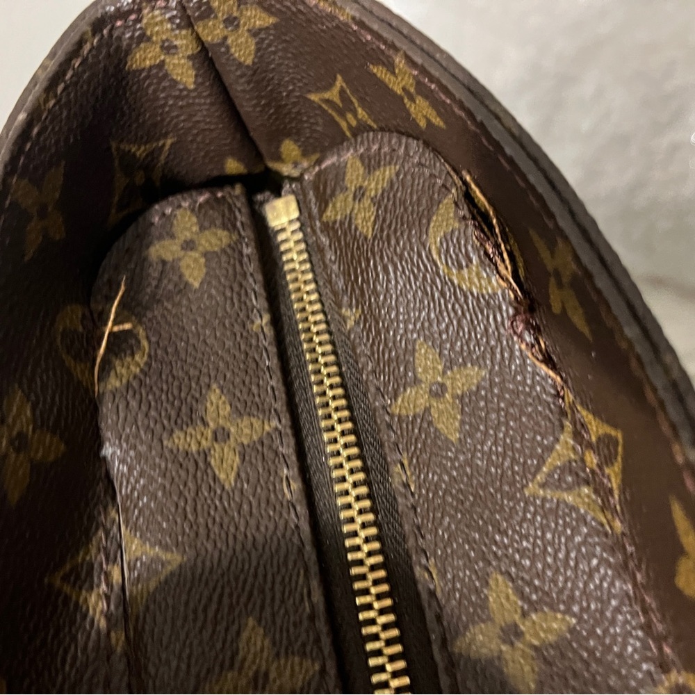 Louis Vuitton Brown and Tan Shopping Tote - Picture 15 of 16